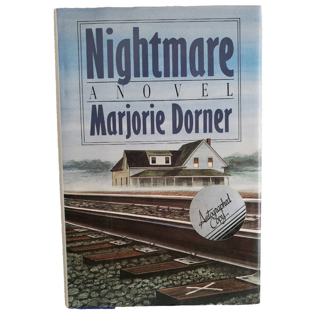 Nightmare A Novel Marjorie Dorner Signed 1st Edition Hardcover DJ 1987 Thriller